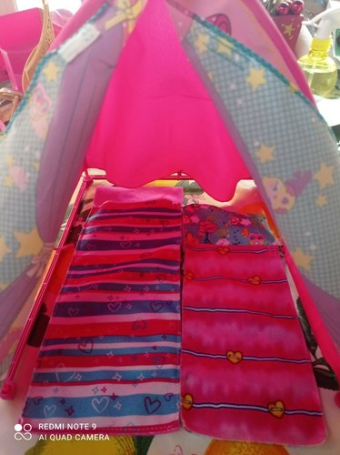 Tenda barbie con due - sacchi, a