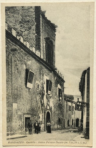 Cartolina randazzo palazzo - cartolina,