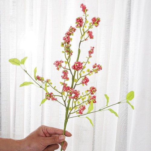 Stelo fiori finti bacche - fiori,