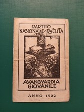Tessera Arditi Squadristi PNF