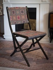 Sedia antica pieghevole XIX