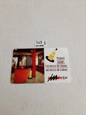 Schede Telefoniche P.f. Sip Golden 349 Nuova Non Magnetica 