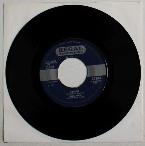 Procol harum homburg 7inch - procol,