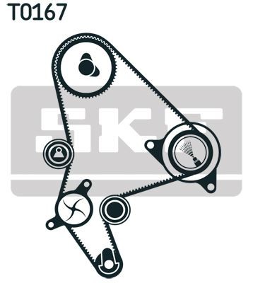 Kit cinghia distribuzione per - cinghia,