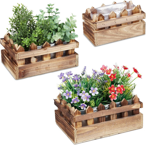 Fioriere legno set da - da, 3,