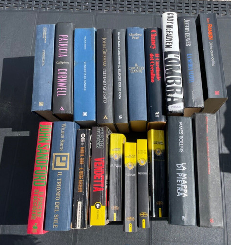 Lotto libri gialli thriller - lotto,
