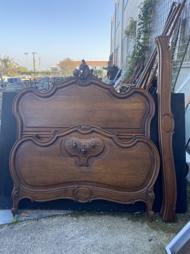 Letto rocaille noce - letto,