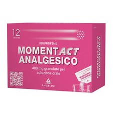Analgesico Momentact 12 Bustine - Ibuprofene per il Sollievo dal Dolore e la Ges