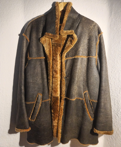 Cappotto pelle pecora - pelle,