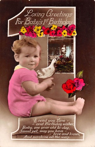 Cartolina saluti compleanno - saluti, di