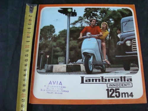 Brochure originale lambretta - originale,