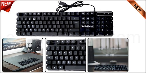 Tastiera nera con filo - tastiera, usb