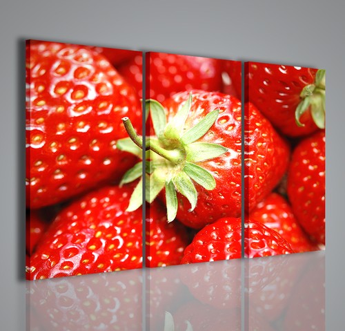 Quadri moderni red - quadri, fruit