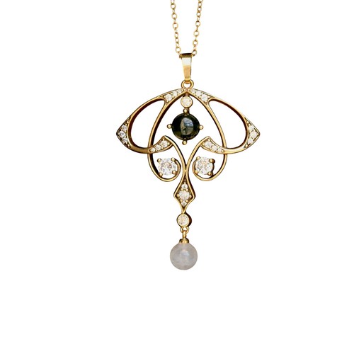 Collana pendente dorato - collana,