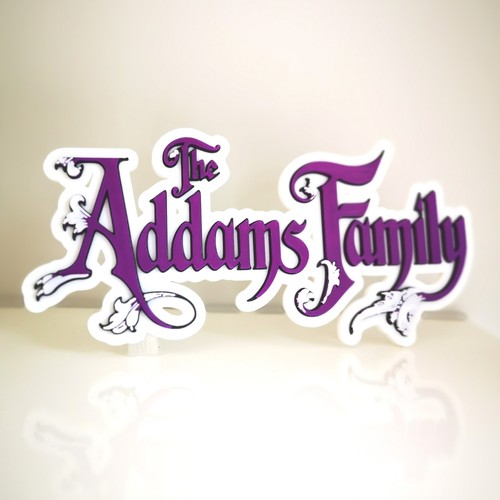 Logo addams family - addams, /