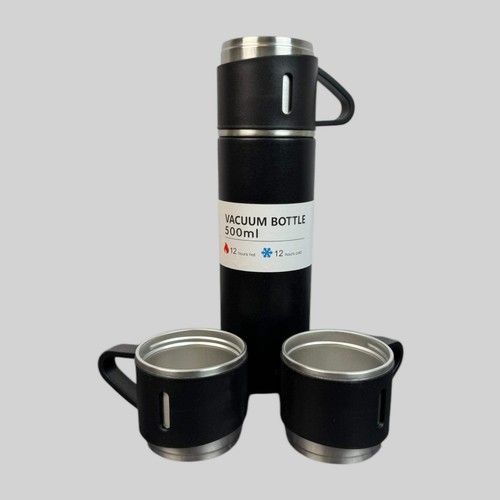 Stainless steel thermo bottle - stainless,