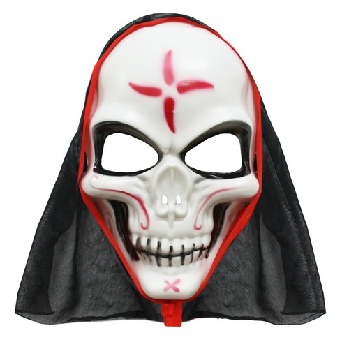 Maschera demone con cappuccio - maschera,