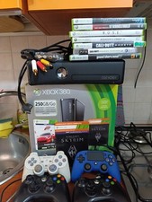 Console Xbox 360 Slim 250 Gb Completa + Controller + Accessori Nuovi Scatola
