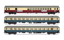 RIVAROSSI HR4349 DB, set di 3 carrozze, treno notturno