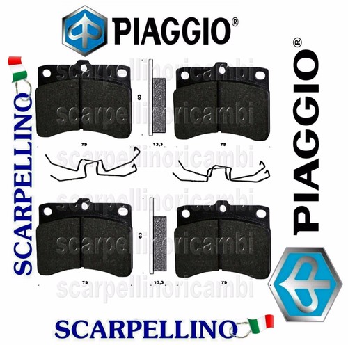 Pasticche piaggio quargo 500 - pasticche,