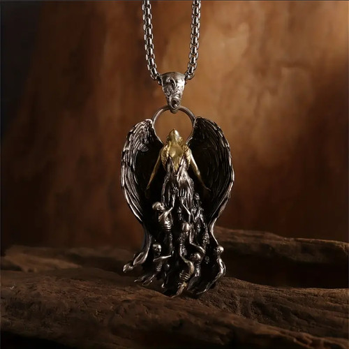 Collana con ciondolo angelo