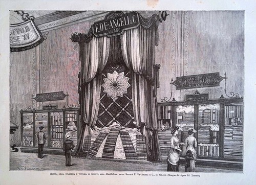Stampa del 1881 mostra - stampa,
