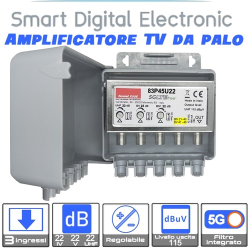 Amplificatore ingressi - amplificatore, tv