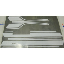 Fregi adesivi bianchi per