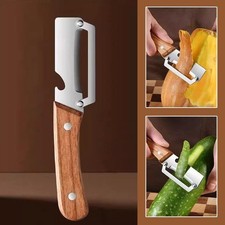 Pelapatate acciaio inox con - acciaio,