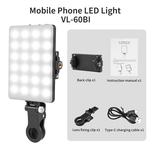 Luce video led rgb clip - rgb, clip-on