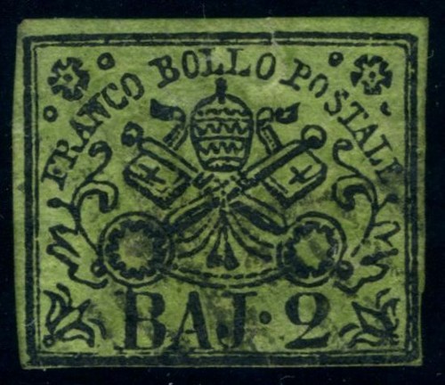 Italia stato pontificio - stato, 1852