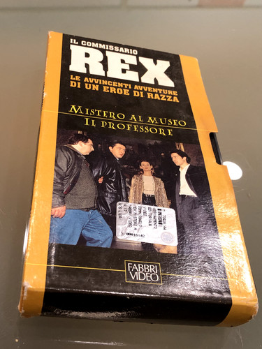 Vhs commissario rex mistero - vhs, il