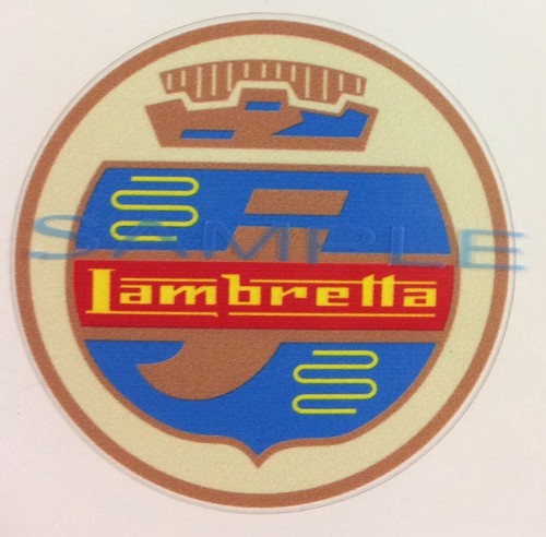 Adesivo decalcomania lambretta - adesivo,