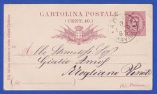 Italia 1890 GA Cartolina O