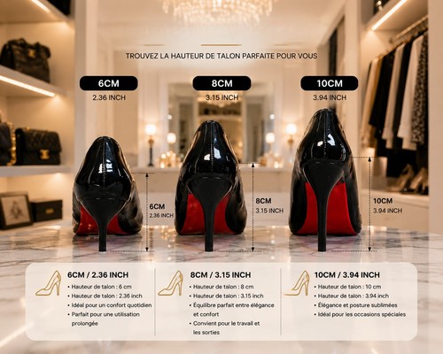 Sexy fondo rosso - donna, tacco