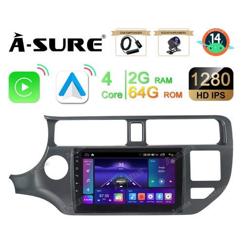 Dab carplay 64g android 14 - 2+64g,