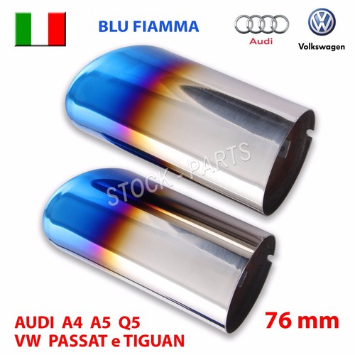 Coppia terminali scarico audi - coppia,