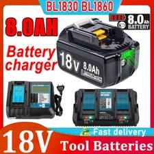 2x Batteria 18V BL1830 8,0AH