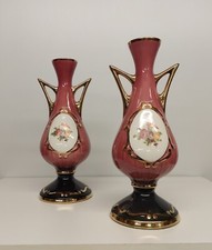 Coppia di Bellissimi Vasi Ceramica Alfa Italia Anni '50/'60