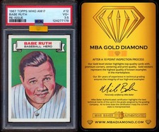 1967 Topps Who Am I #12 Babe