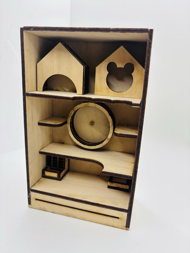 Dollhouse cat enclosure - cat,
