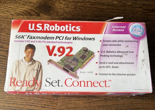 Robotics 56k modem fax - , pci