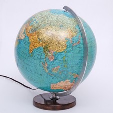 Mappamondo in vetro Atlantis