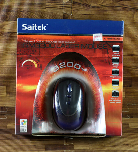 Mouse laser saitek gm3200 - mouse,