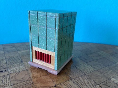 Forno stufa verde lampada