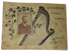 Quaderno musica manoscritto