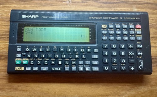 Pocket computer sharp e220 - pocket,