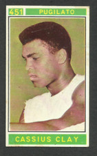 CASSIUS CLAY - FIGURINA PANINI CAMPIONI DELLO SPORT 1967/68   REC. OTTIMA (1016)