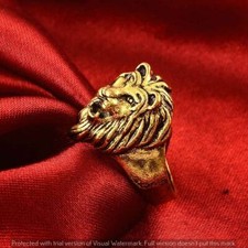 Anello Testa di Leone Uomo