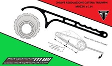 Chiave regolazione catena - chiave,